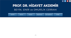 Desktop Screenshot of profdrhidayetakdemir.com