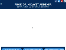 Tablet Screenshot of profdrhidayetakdemir.com